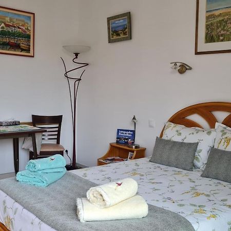 Chambres d'hôtes B&B La Bergeronnette avec piscine couverte chauffée Bizanet Exterior foto